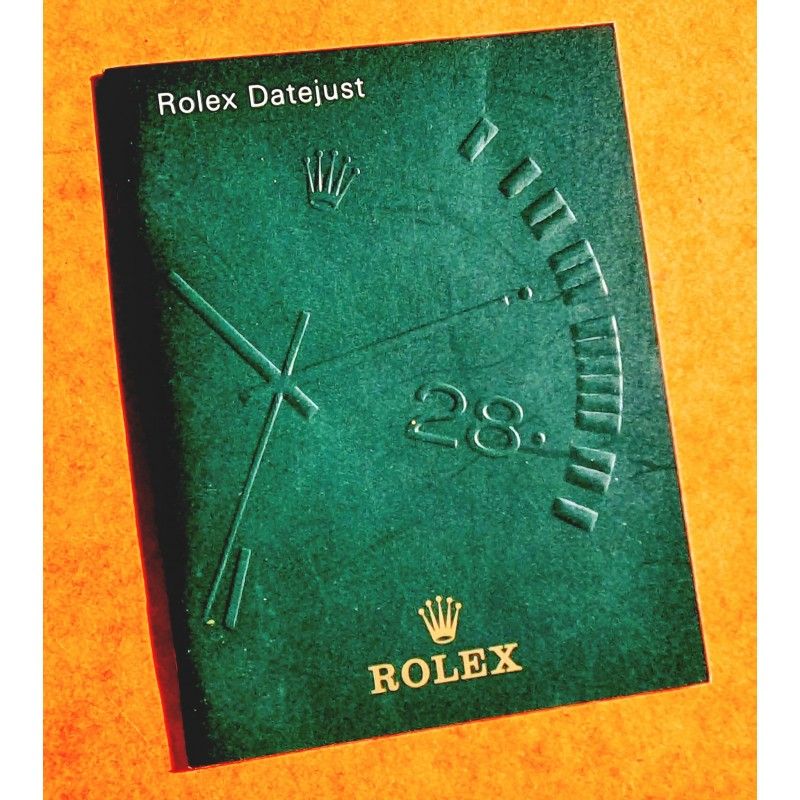 Rolex Datejust 36mm 16000,16013,116000,16014,16234, Manual description Operating Instructions Booklet 1999 Italian