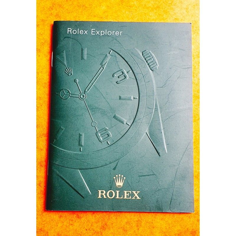 Rolex preowned Original Italian Rolex Explorer 214270 Booklet