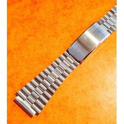 Vintage 70's & Collectible Watch Steel 20mm Bracelet Band Heuer,Monaco,Autavia,Enicar,Breitling,Omega