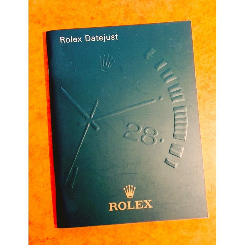 Rolex Authentic Instructions Manual french Booklet 2006 DATEJUST 36mm116200,116201,116203,116208