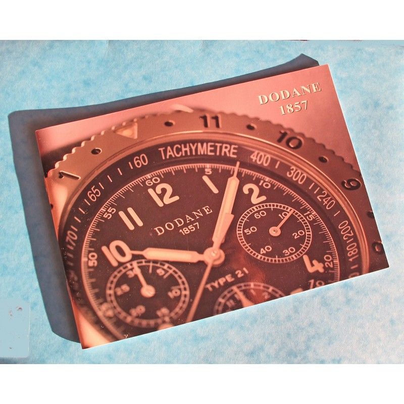 BOOKLET CHRONOGRAPH DODANE MILITARY WATCH VINTAGE TYPE XXI