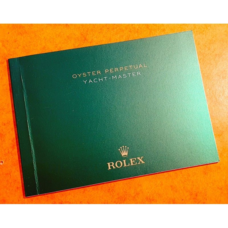 Rolex 2018 Original Italian Rolex YACHTMASTER 116622,116680 Booklet, advertising, green manual