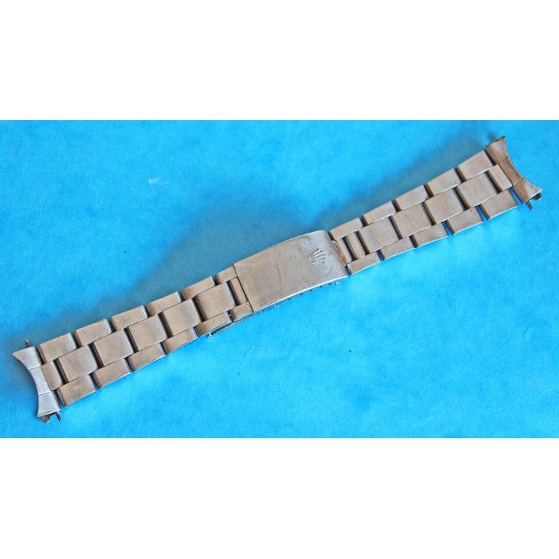 1984 Vintage Rolex 78350 -19mm- Oyster Stainless Steel Bracelet heavy link code clasp I2, 557 endlinks