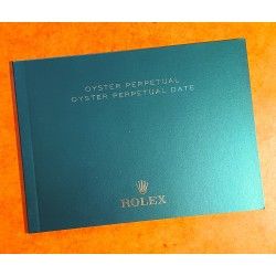 Rolex 2017 Original Italian Rolex DATE watch Booklet, advertising, green manual