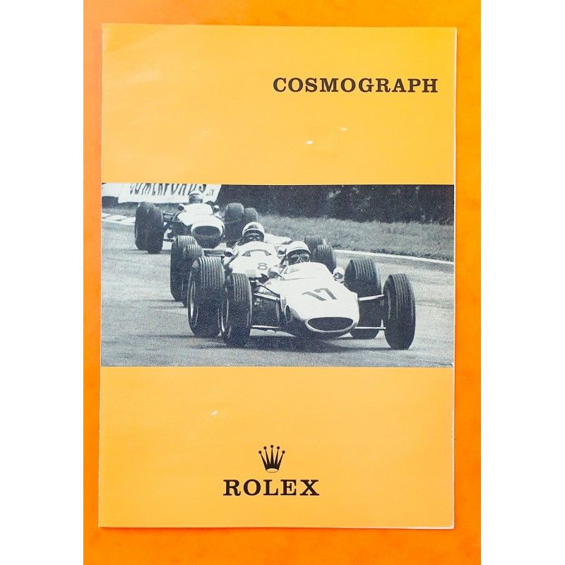 Rolex 1966 Vintage & Collectible Genuine Cosmograph Daytona Paul Newman 6239,6265 Orange Booklet,english manual, pamphlet