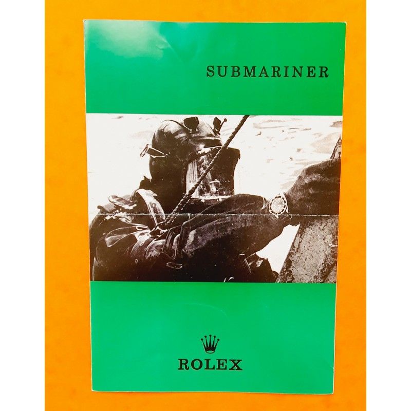 Rolex Vintage Booklet Manual 1966 Submariner...