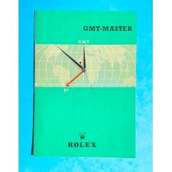 ROLEX 1959 GMT MASTER 6542 COLLECTIBLE VINTAGE ANTIQUE ENGLISH BROCHURE BOOKLET 1959 LIBRETTO GMT 6542 BAKELITE