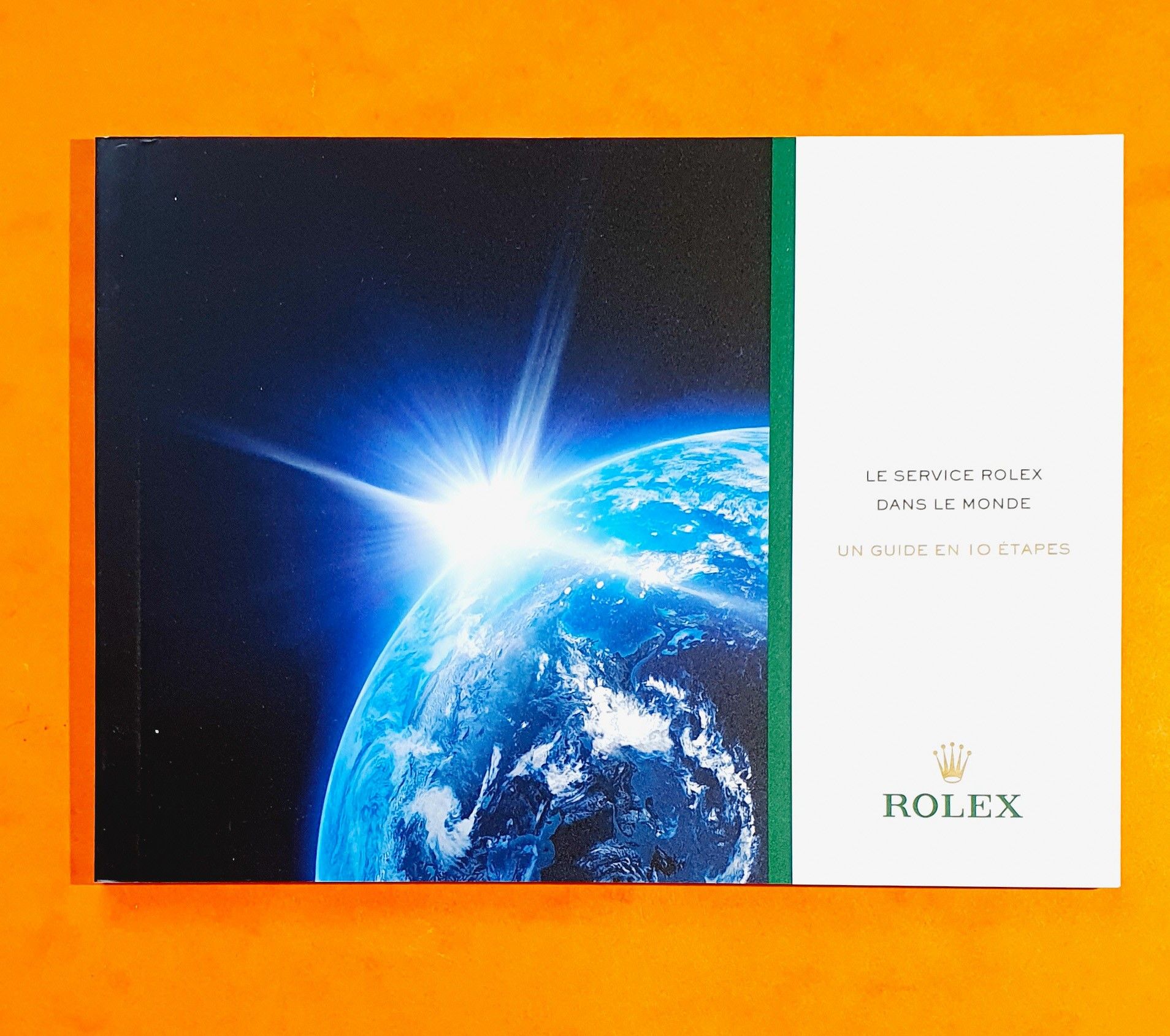 ROLEX MODERN BROCHURE SERVICE FACTORY 10 STEPS BOOKLET SUBMARINER,GMT,DAYTONA,EXPLORER,DATEJUST WATCHES