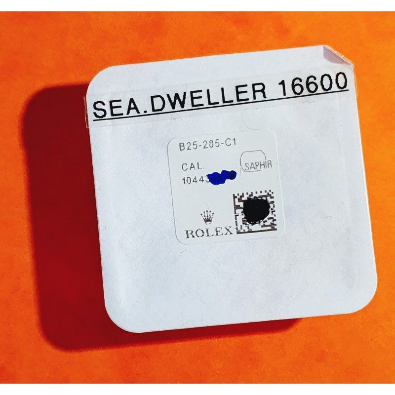 ROLEX ORIGINALE GLACE VERRE SAPHIR ref B25-285-C1 MONTRES ROLEX SEA-DWELLER 16660,16600