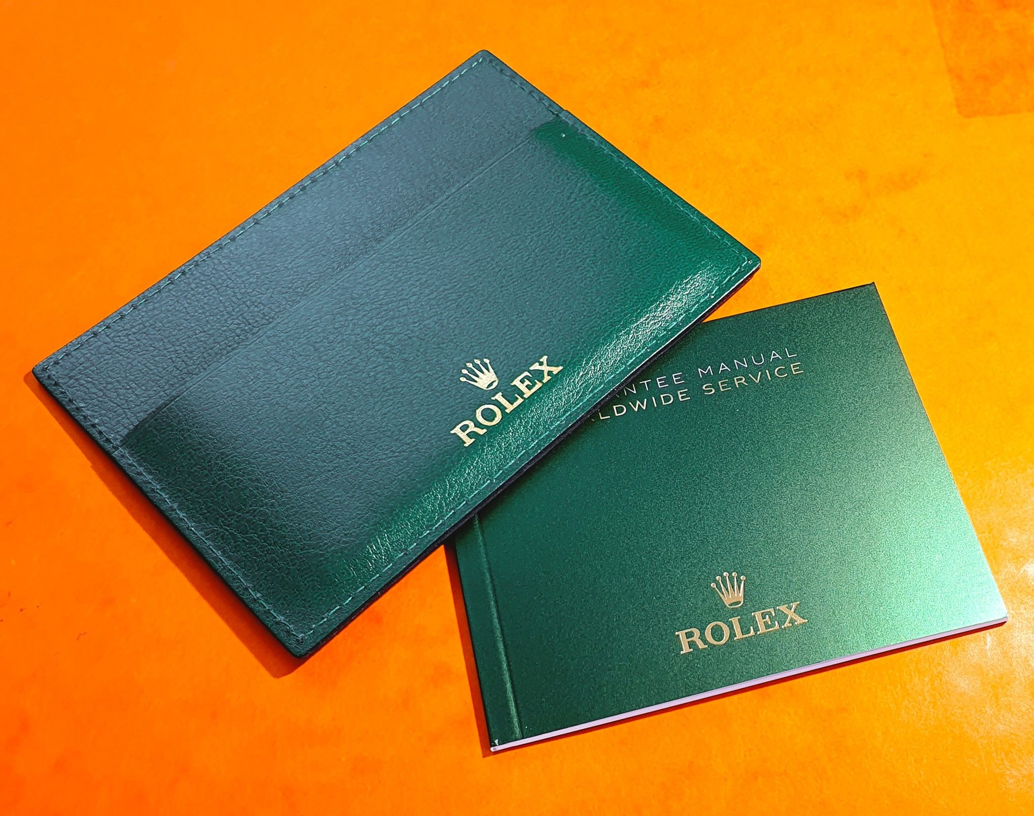 rolex card