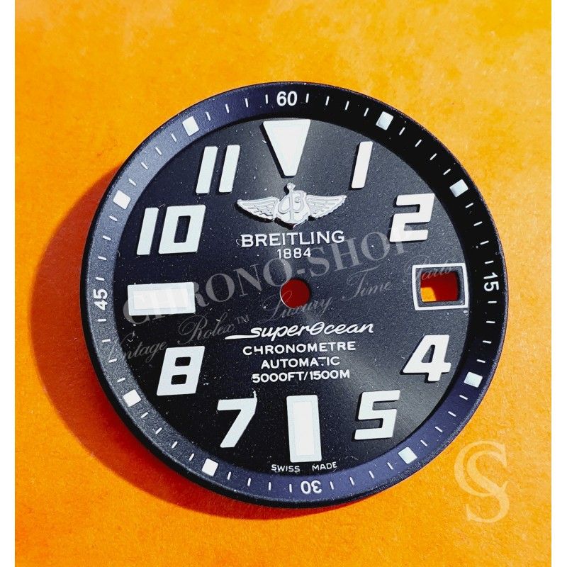 Breitling Superocean 1500M 42mm ref A1736402/BA28-161A Rare Preowned black color Watch dial Luminous Cal auto