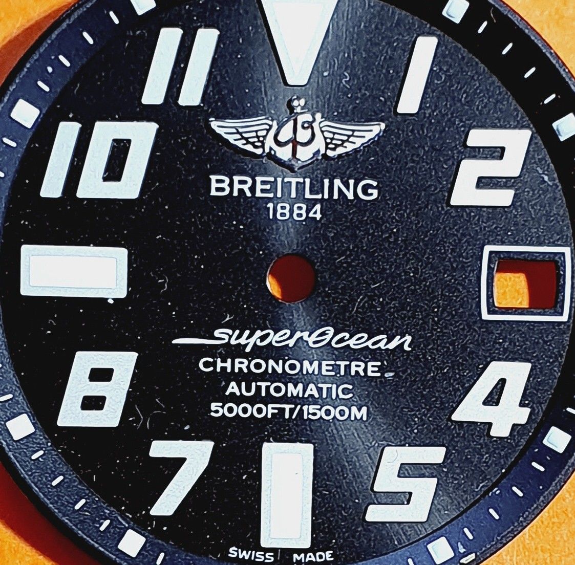 Breitling Superocean 1500M 42mm ref A1736402/BA28-161A Rare Preowned black Watch dial Luminous Cal auto