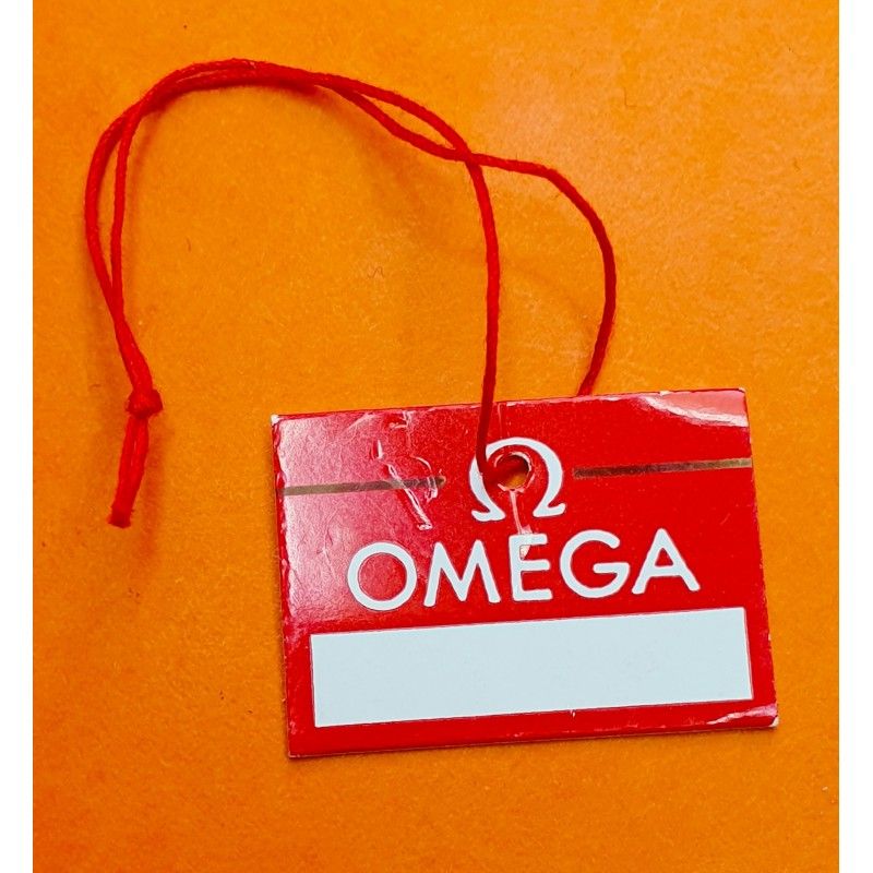 OMEGA VINTAGE 60/70's RED HANG TAG GOODIE PART BOX WATCHES SPEEDMASTER 145.012,SEAMASTER, DEVILLE,CONSTELLATION