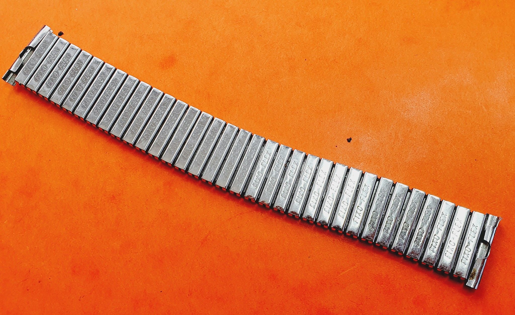 FixoFex Rare Collectible 70 s Stainless Steel 20mm Stretch Watch