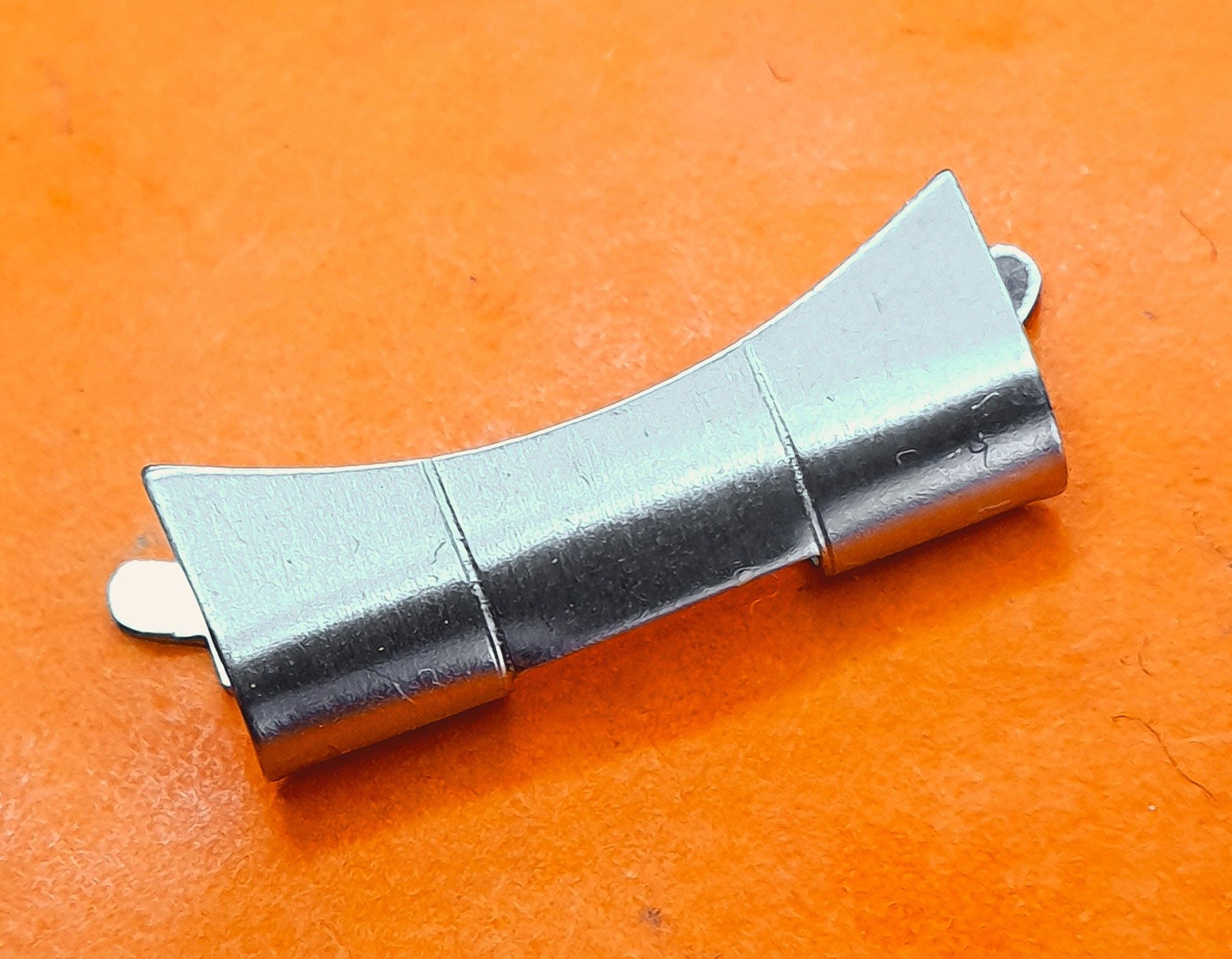 VINTAGE ROLEX STYLE CURVED ENDLINK RIVET WATCH BRACELET 19mm REF 7835,  7205, 6635