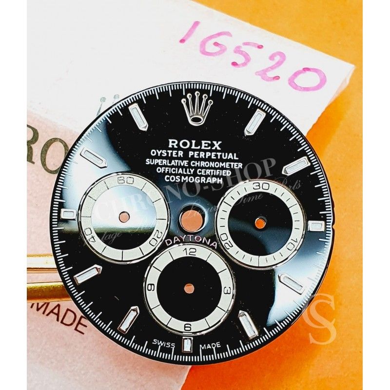 Rolex Vintage Black Watch Dial Mk V Daytona Cosmograph Zenith 16520 cal 4030 El Primero SWISS MADE