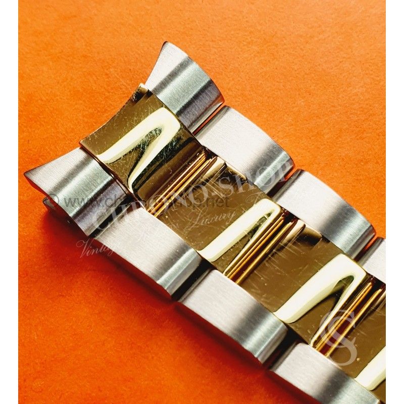 Rolex Accessoire Original Bracelet 78593 Bitons Or Acier 20mm Montres Daytona 116523,116503 GMT 116713, SUBMARINER 116613