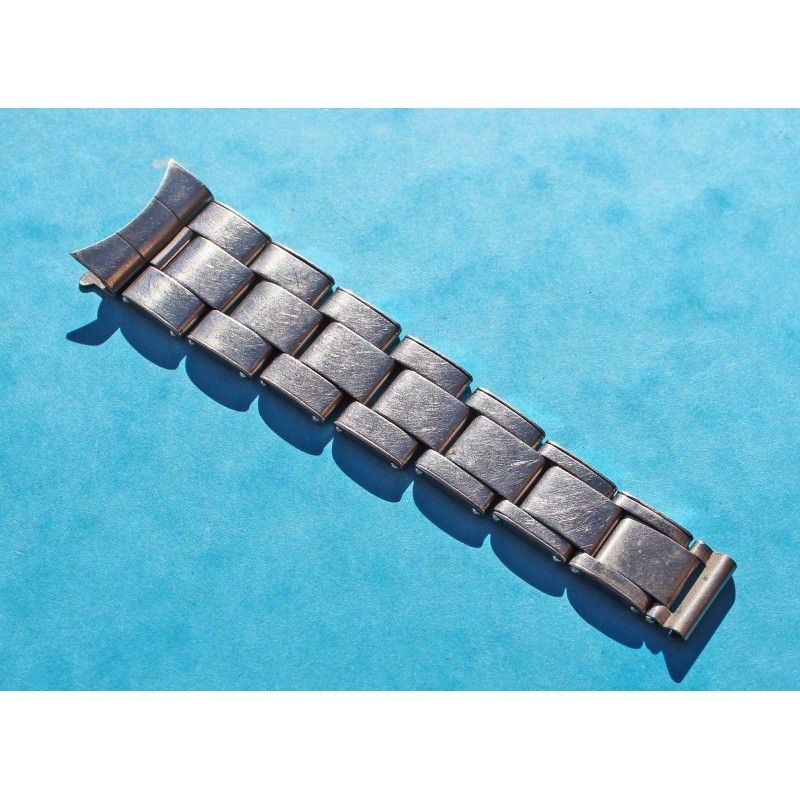 ★★ "BIG CROWN" PARTIAL LINKS 7205 Rolex 1970 Rivet 19mm band  with 57 end piece Daytona 6240, 6241, 6263, 6262 ★★