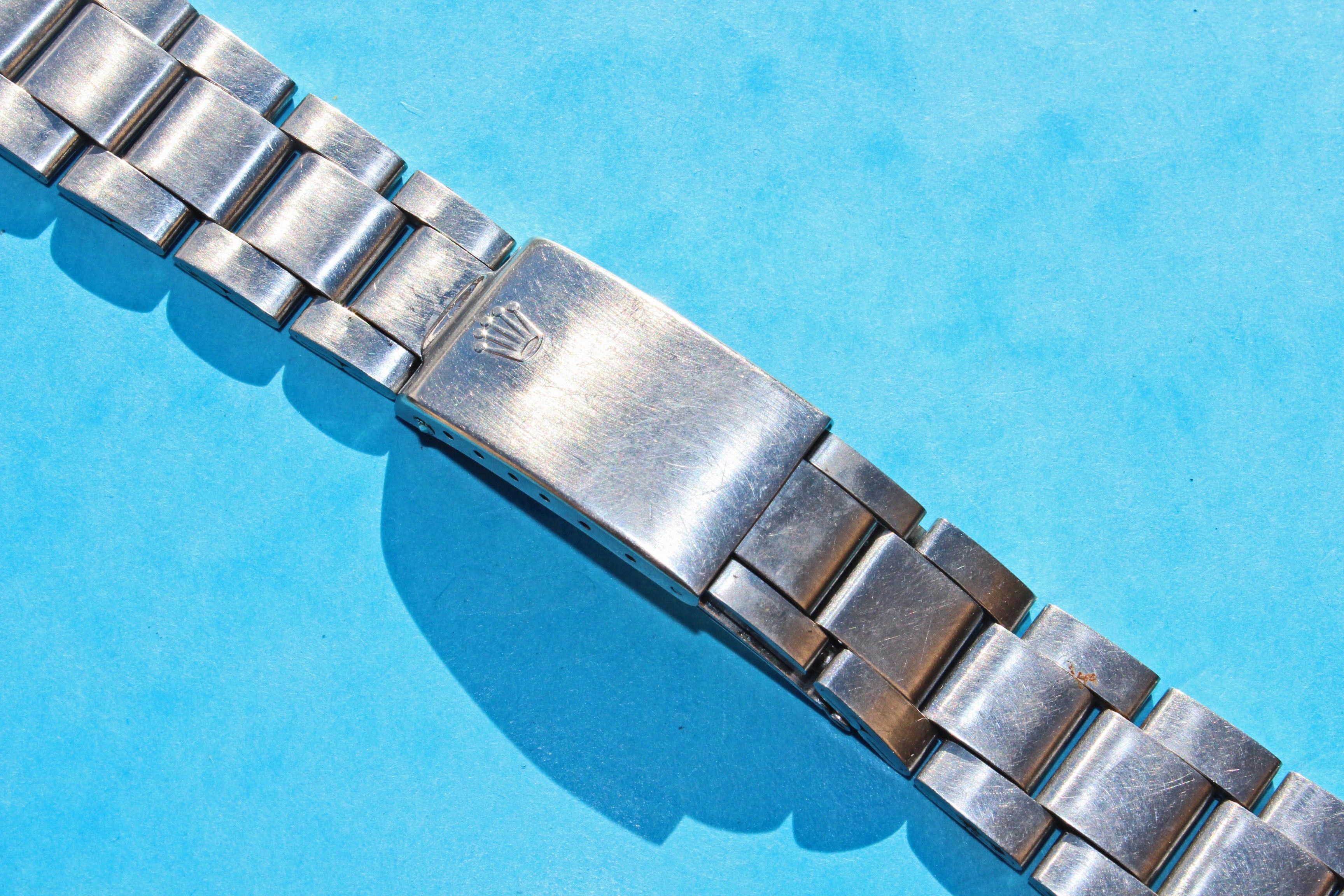 BRACELET ROLEX OYSTER 7836 258 20mm ACIER EXPLORER GMT MASTER 1675 FRECCIONE 1655 TUDOR MONTE