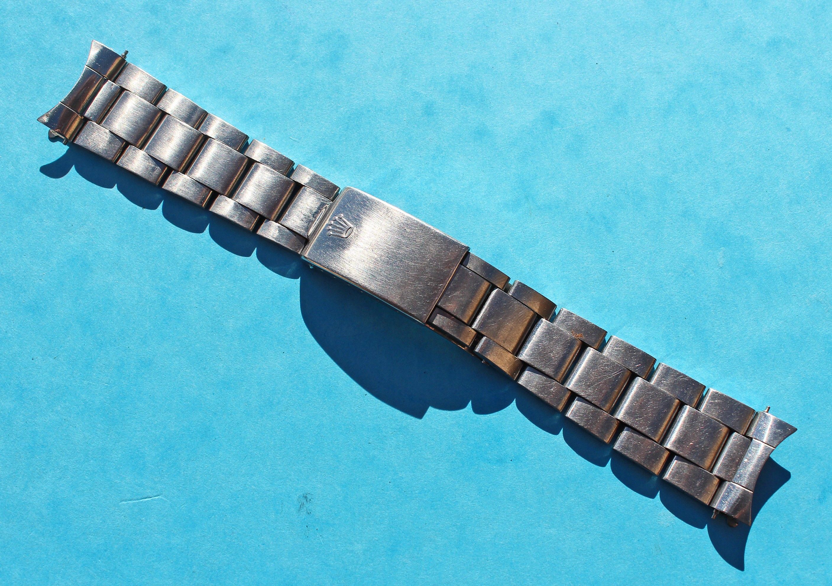 BRACELET ROLEX OYSTER 7836 258 20mm ACIER EXPLORER GMT MASTER 1675 FRECCIONE 1655 TUDOR MONTE