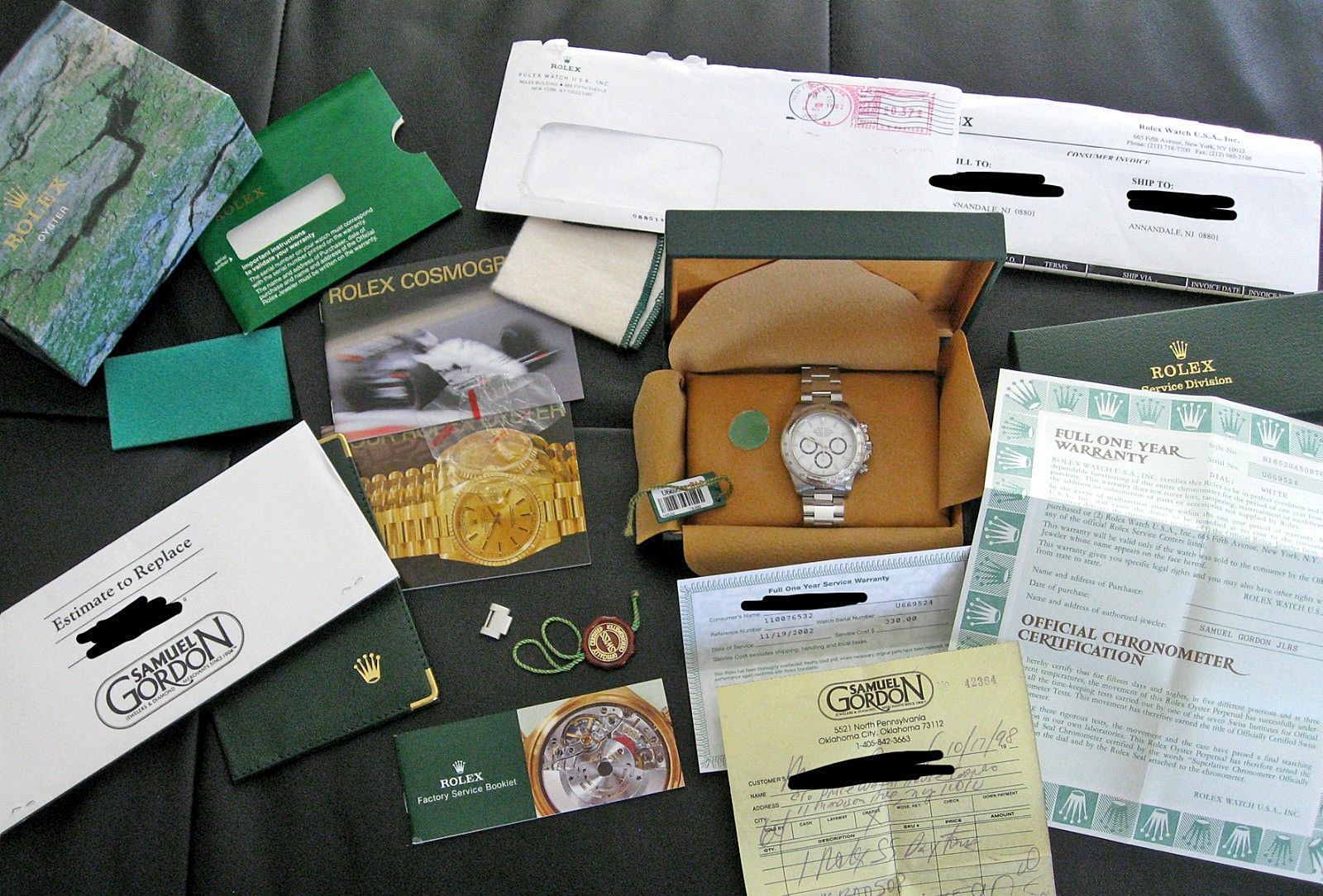 rolex daytona full set