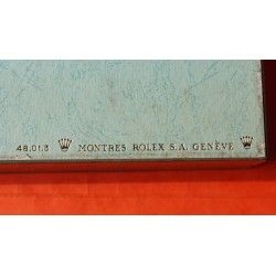 VINTAGE WATCH BOX SET ROLEX CELLINI, LARGE OBLONG, Ref 48.01.3 Green leather MONTRES ROLEX SA GENEVE