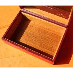 Vintage BIG Rolex President Day Date Datejust Daytona Luxe Gold Watch Box Case Leather Purple ref 53.00.01