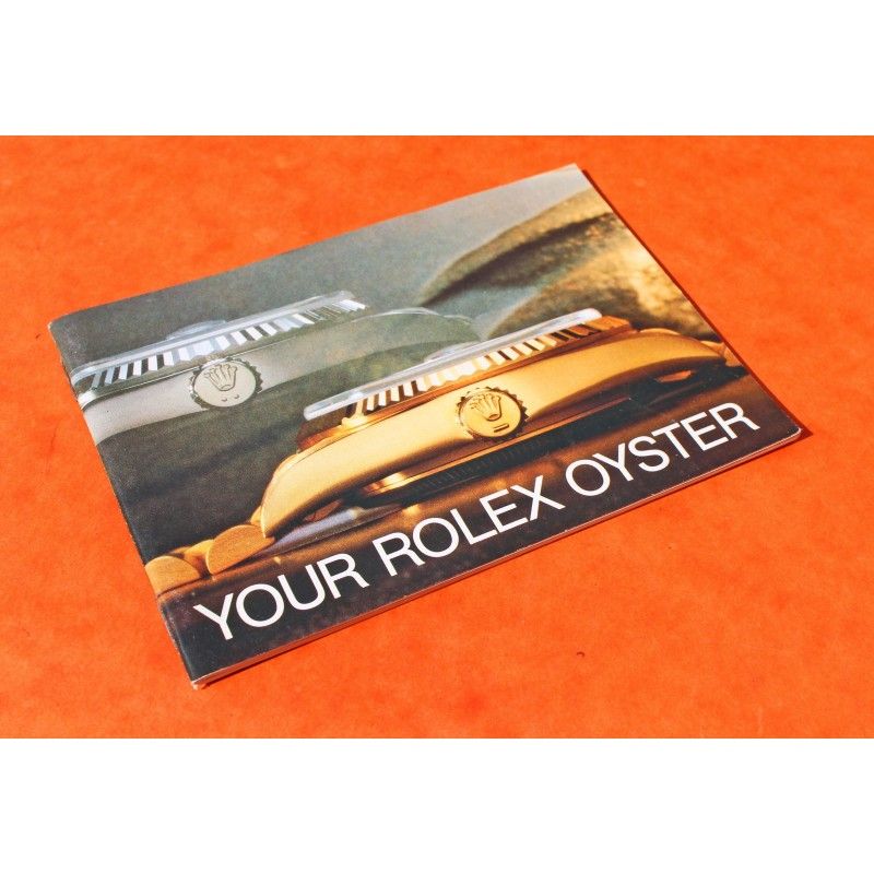 Rolex vintage "Your Rolex Oyster" instruction booklet 1985 Daydate, President, Datejust, Oysterquartz Gold version