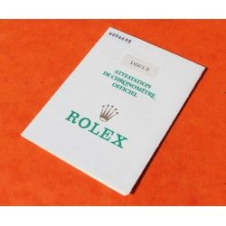 1994 AUTHENTIC VINTAGE PAPER CERTIFICAT PUNCHED FOR ROLEX SUBMARINER DATE 16613 TUTONE 