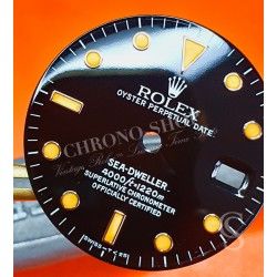 ROLEX GENUINE AMAZING YELLOW PATINA 16660,16600 WATCH PART TRITIUM DIAL SEA-DWELLER CAL 3035,3135