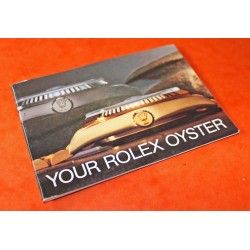 Rolex vintage "Your Rolex Oyster" instruction booklet 1983 Daydate, President, Datejust, Oysterquartz Gold version