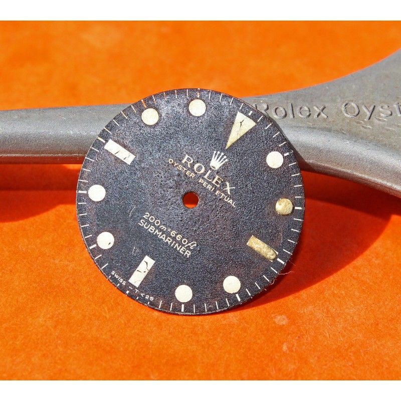 ♛♛ Vintage & Rare Cadran Tropical Rolex 5513 Submariner feets first mate au tritium Meters first  ♛♛