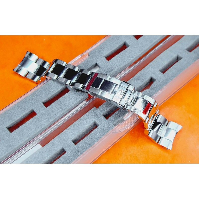 ROLEX AUTHENTIQUE BRACELET NEUF MONTRES YACHT-MASTER ROLEX 78760 BLINDE OYSTER BI POLIS 16622 ACIER 20mm