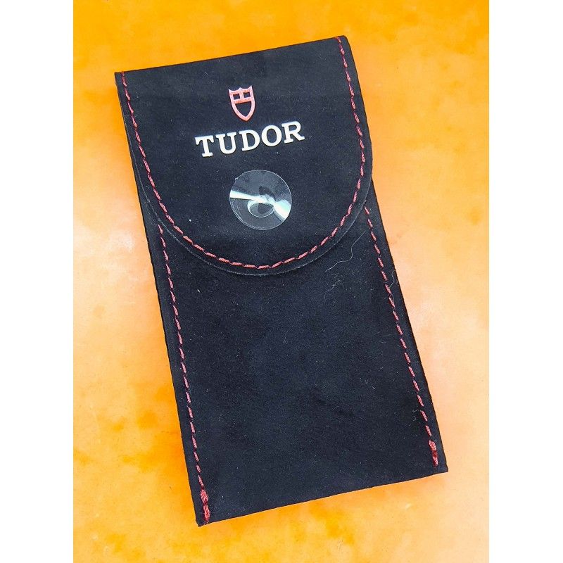 Tudor étui pochette écrin Suédine Velours noir rouge Collector rangement montres Submariner,BlackBay,Big Block,Chrono heritage