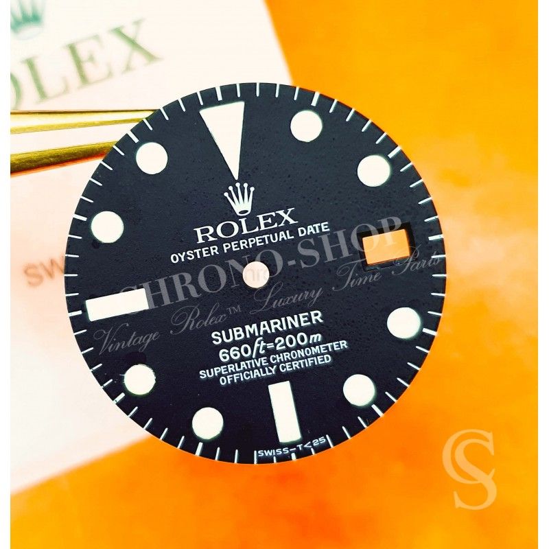 Rolex Genuine Vintage 1680 watch tritium Dial Mark II Submariner Date Caliber Auto 1570