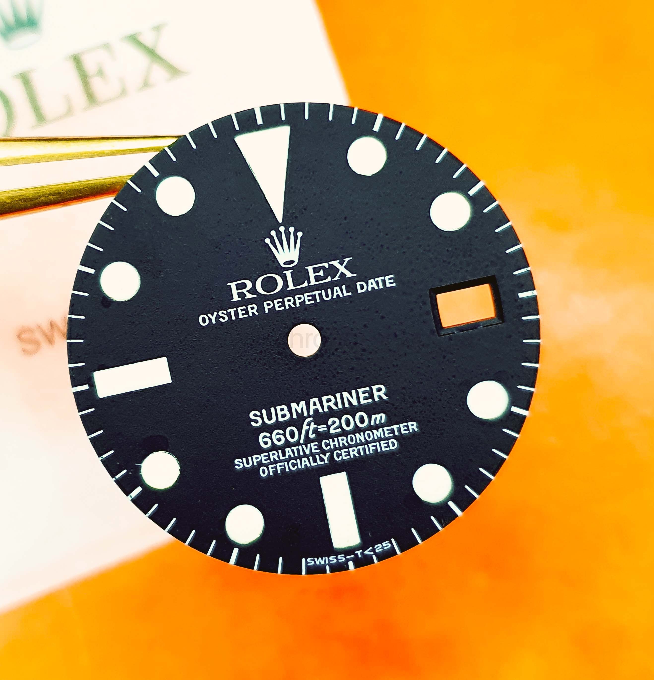 Rolex Genuine Vintage 1680 watch tritium Dial II Submariner Date Caliber Auto 1570