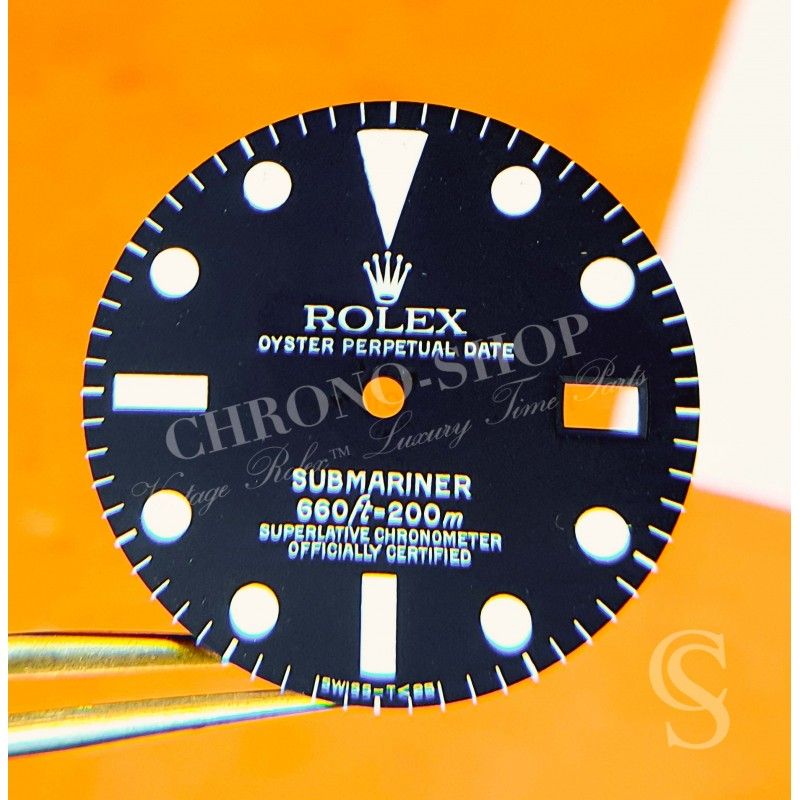 Rolex Rare Vintage Montre 1680 Cadran Mark II Submariner Date tritium cal 1570 auto