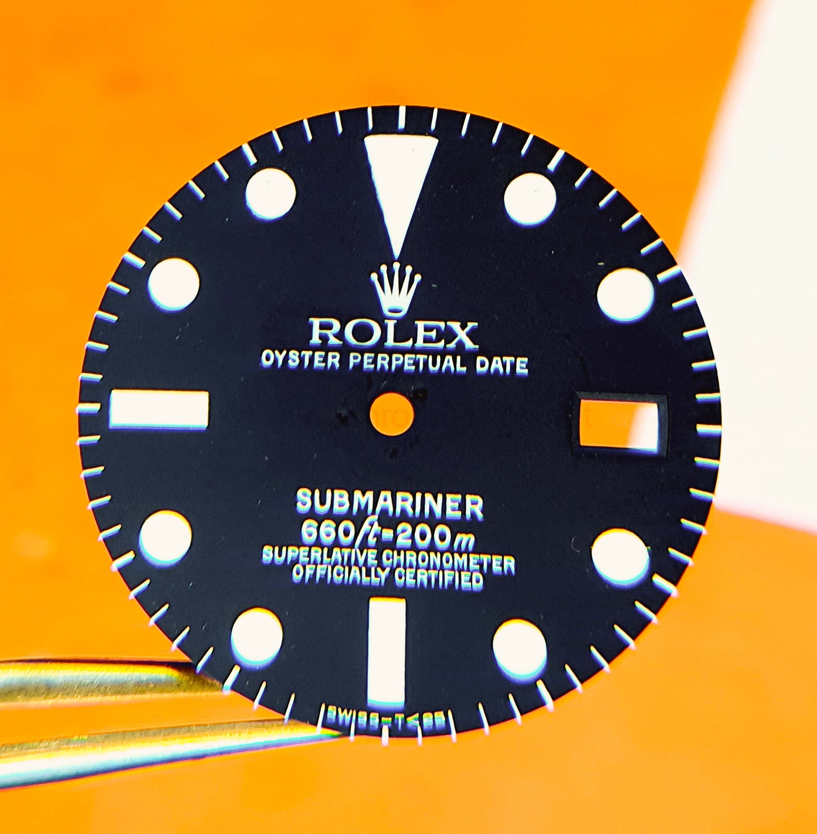 Rolex Genuine Vintage 1680 watch tritium Dial II Submariner Date Caliber Auto 1570