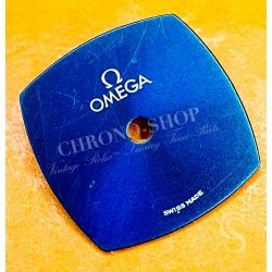 Omega Cadran 13mm tonneau montres vintages dames Couleur bleu SWISS MADE