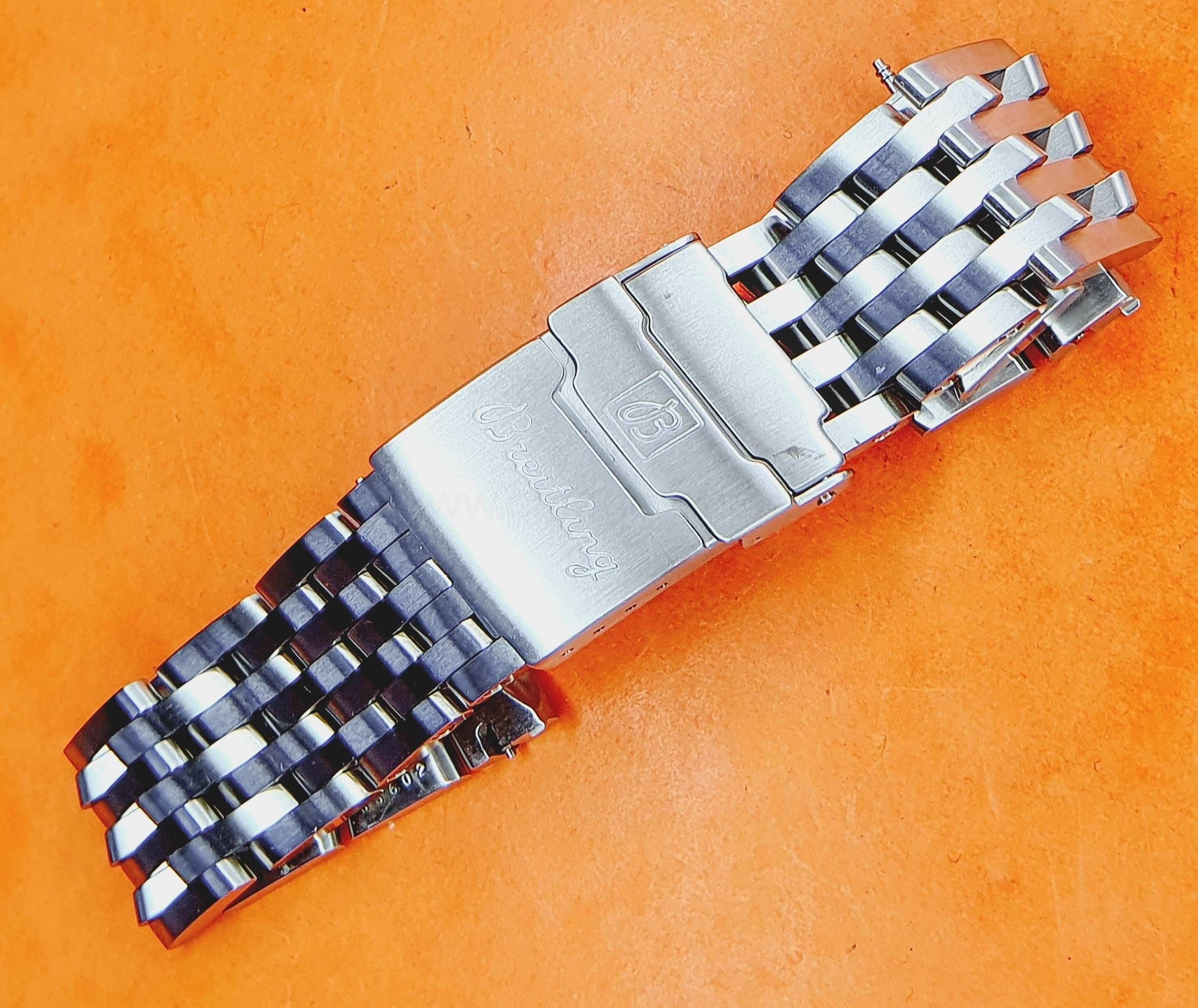 Zubehör: Breitling Pilot-Armband aus Edelstahl, 22mm – sense-of