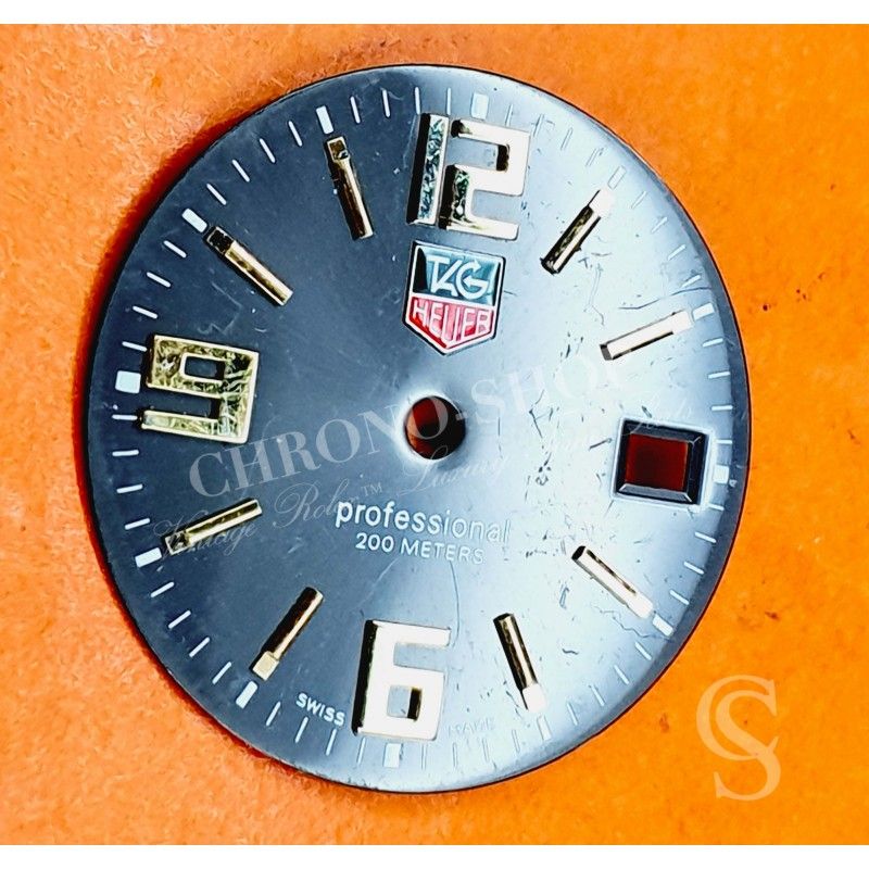 TAG Heuer Accessoire horlogerie Cadran 21mm Anthracite Chiffres Arabes Montres PROFESSIONAL 200m