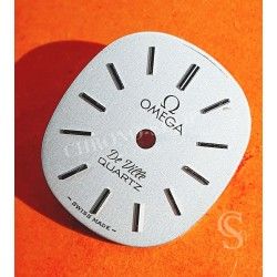 Omega Cadran DE VILLE QUARTZ 14mm tonneau montres vintages dames CouleurARGENT SWISS MADE