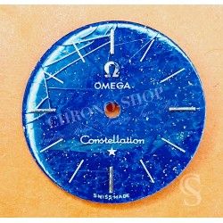 OMEGA 50's Constellation 18mm Vintage preowned Swiss Ladies Wrist Watch dial part Blue color