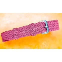 Collectable Vintage 10mm New Old Stock Ladies Nylon Perlon Nato Strap Red Cherry color Watch strap