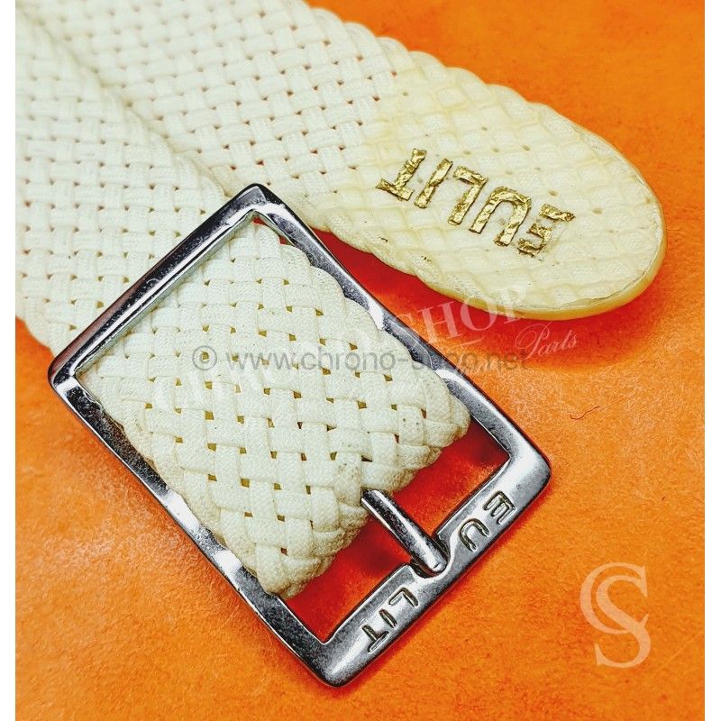 Collectable Vintage 15mm New Old Stock Ladies Nylon Perlon Nato Strap Beige, vanilla color Watch strap