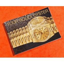 Rolex 1990 vintage "Your Rolex Oyster" instruction booklet manual Daydate, President, Datejust, Oysterquartz Gold version