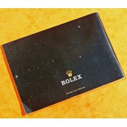 LIVRET ROLEX "YOUR ROLEX OYSTER" 1990 DAYDATE OYSTERQUARTZ DATEJUST MANUEL NOTICE