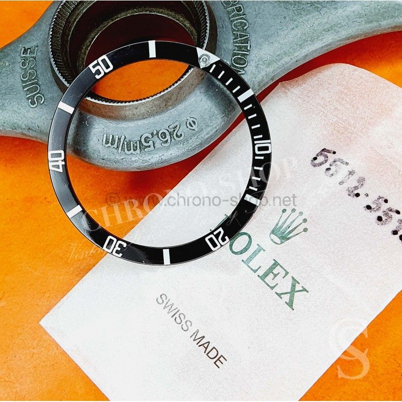Rolex & Tudor Fat Font Mk 3 bezel insert Submariner 5513,5512,5510,1680,Sea-Dweller 1665,6538,6536 watches