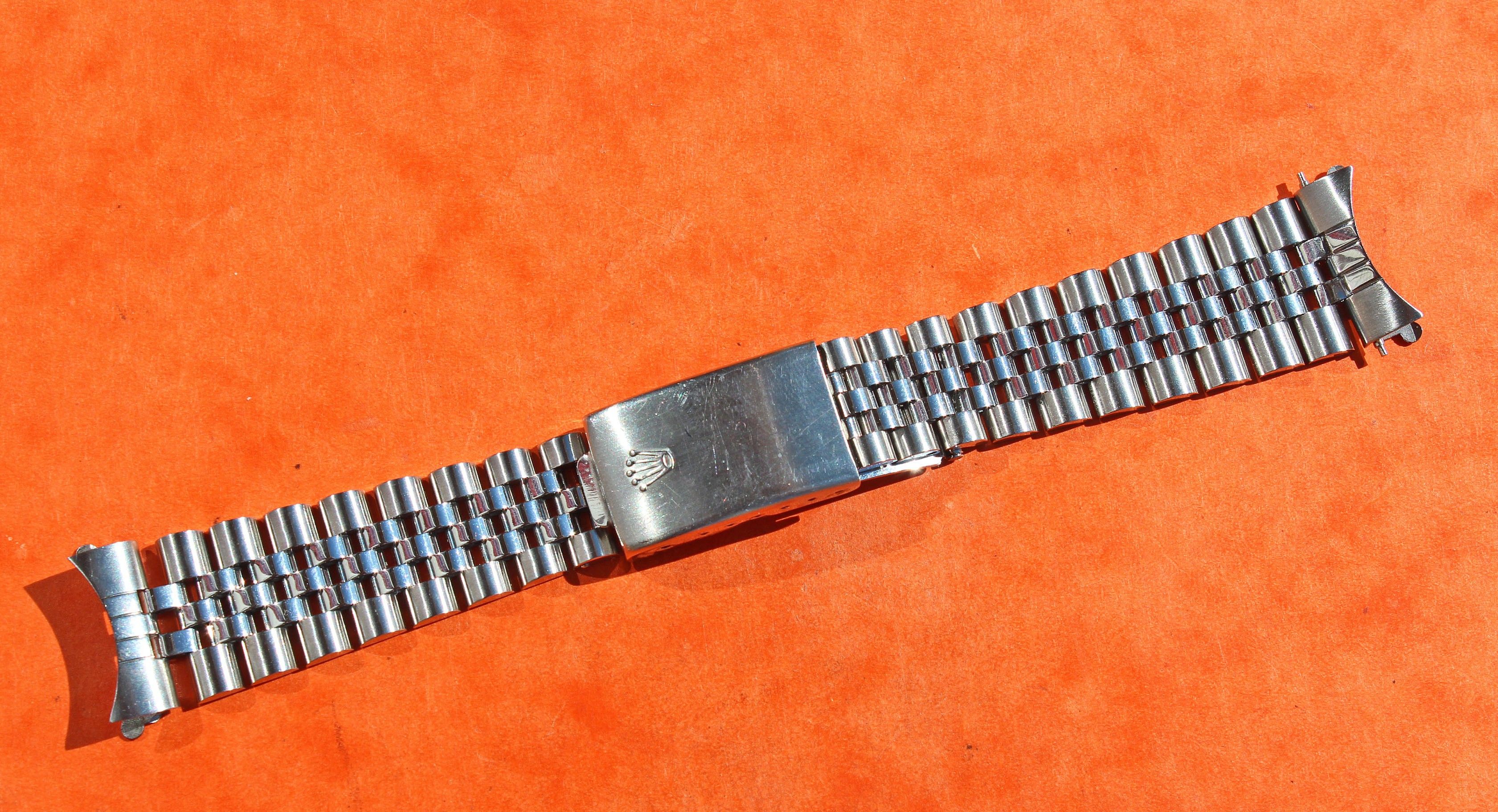 Authentic Men's Rolex SS 20mm Jubilee Bracelet Band STEELINOX