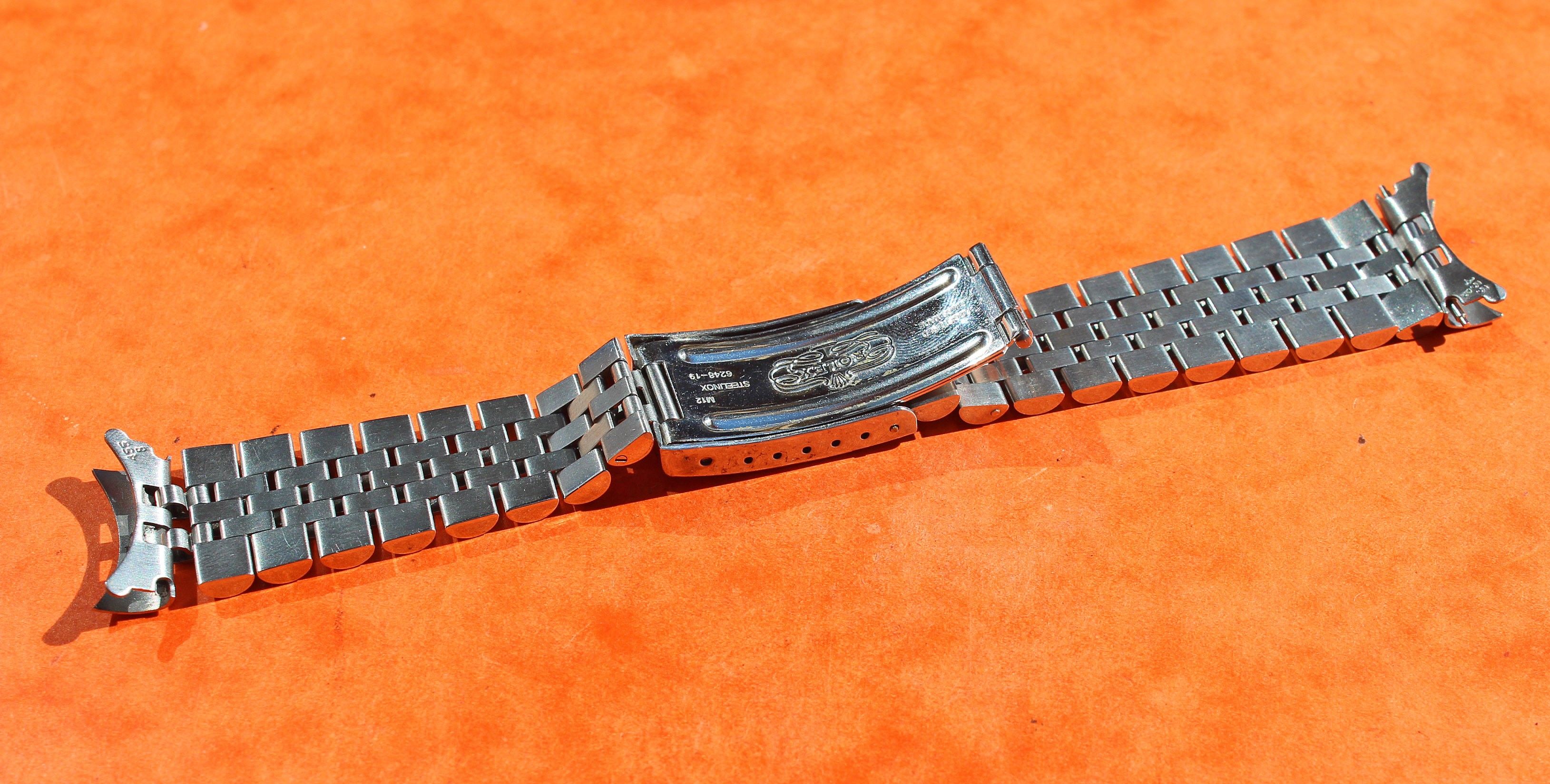 BRACELET ROLEX OYSTER ACIER JUBILEE 20mm STEELINOX ref 624819